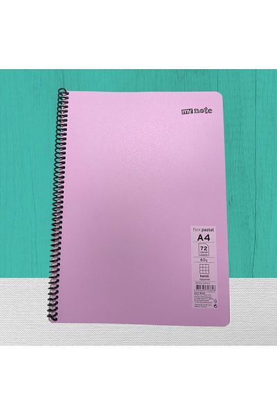 Umur Mynote Flex Pastel Spiral Notebook A4 72 Yp متقلب