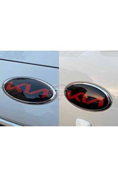 FD Damla Etiket تصميم مخصص لكيا سيد 2013-2016 - شعار أسود أحمر