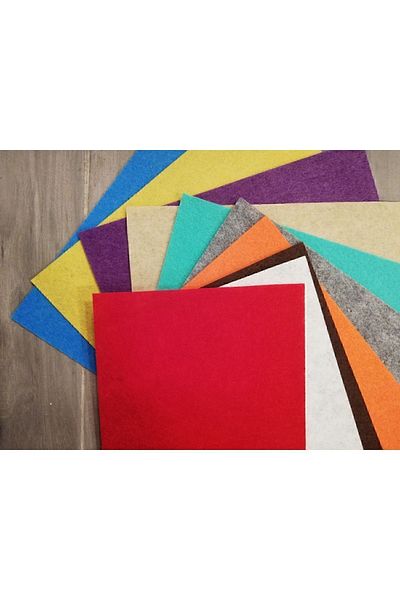 Masis Felt 10 Color Mixed 20x30 Cm