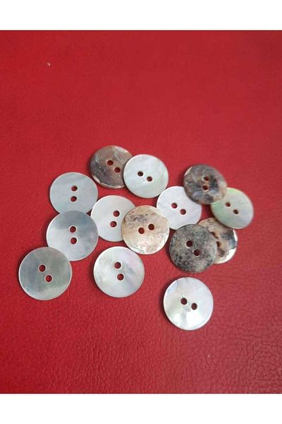İMREN AKSESUAR Button Genuine Mother of Pearl 18mm 1 Quality 15 Pieces