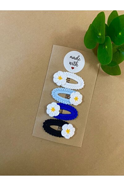 SGSPACK Χειροποίητο σετ 4 παιδικών αγκράφες για κοριτσάκια