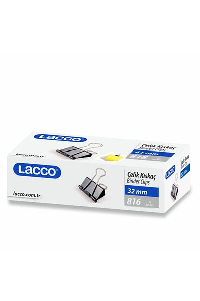 Lacco Black Steel Clamp 32 MmBox Inside: 12 Pieces