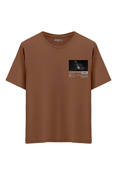 Mounte Bianca Unisex Ignated - Oversize kroj T-shirt