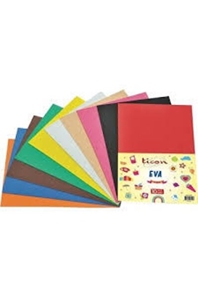 Ticon لاصق إيفا (20*30 سم) 10 قطع أسود