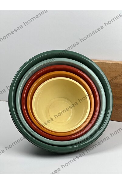 Pink Cat Kitchen 5 Adet Badya Yuvarlak Leğen Iç Içe Set Kova Fma729205