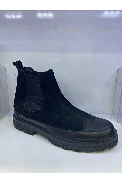 Pierre Cardin PİERRE CARDİN 3089414 NUBUK DERİ LASTİK BOĞAZLI BAĞCIKSIZ ERKEK BOT