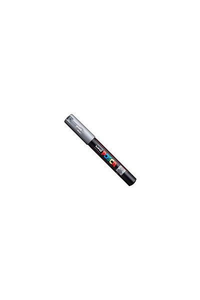 UNİ-BALL Ultra Thin 0.7 Mm Silver Color Paint Marker - Posca Uni Pc-1mr 2 Pieces