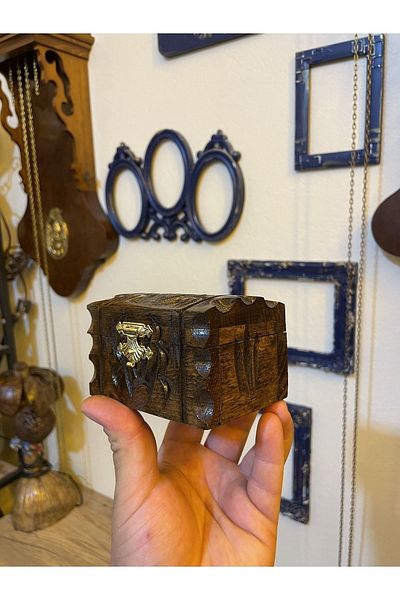 AYAL AHŞAP Small Size Wooden Chest - 1