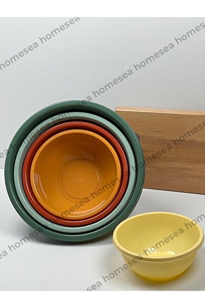 Pink Cat Kitchen 5 Adet Badya Yuvarlak Leğen Iç Içe Set Kova Fma729205