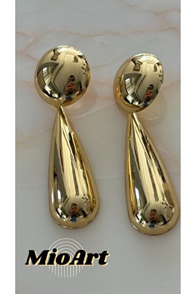 MioArt Gold Bombeli Küpe