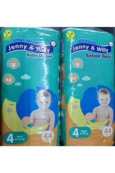 Jenny & Willy Bebek Bezi Maxi (8-18 Kg ) 44 *2 88 Li Jenny&willy