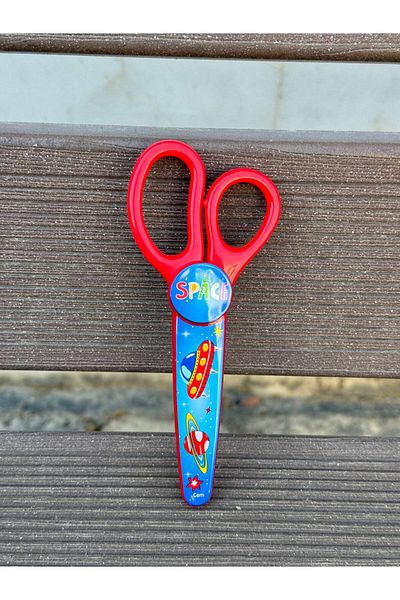 CEM KIRTASİYE Space Themed Cem Protected Scissors