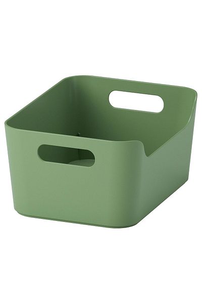 IKEA 2 Pieces Multi-Purpose Box Organizer Organizer Green Polypropylene Plastic 24x17 cm