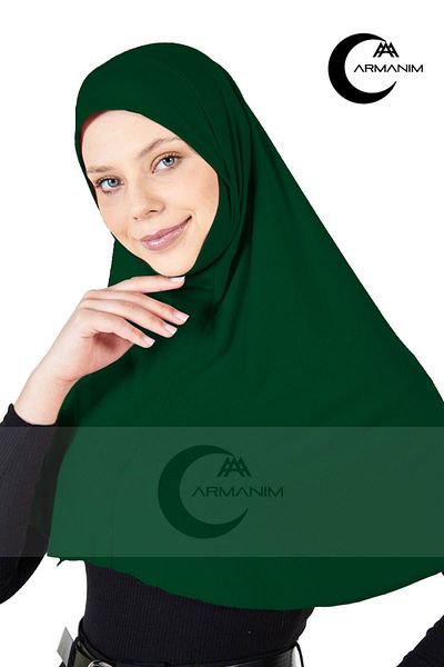 IYDGAH Husă de rugăciune tactică practică Z.Green - Batic elastic, Hijab și Turban (XXL)