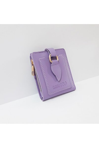 renkli çiçekler Portofel de damă de culoare violet 12x10 CM