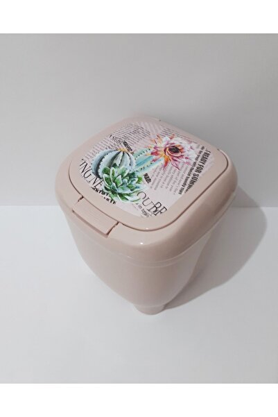 renkli çiçekler Çöp Kovası Tezgah Üstü Mini Çöp Kavası Çöp Kova