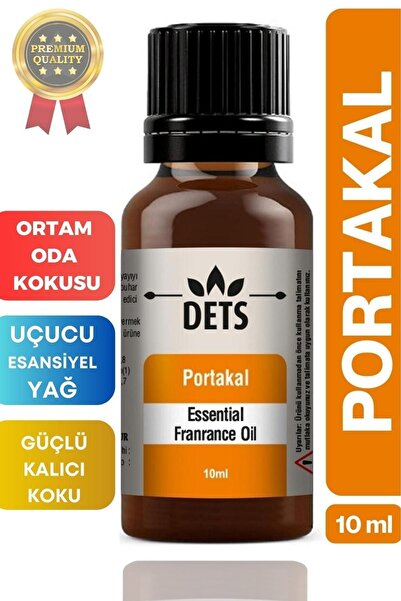 Dets Portakal Uçucu Yağ Buhurdanlık Yağı Difüzör Esansı Oda Kokusu Esansı Hav...