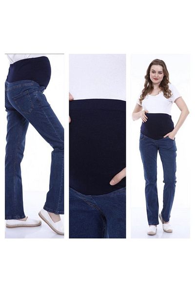LİYACA Pantaloni de maternitate cu picior tub