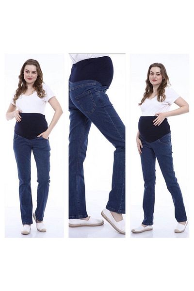 LİYACA Pantaloni de maternitate cu picior tub