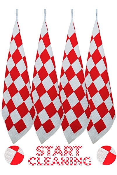 START CLEANING Set de 4 cârpe de curățare din microfibră |   Set de 4 cârpe m...