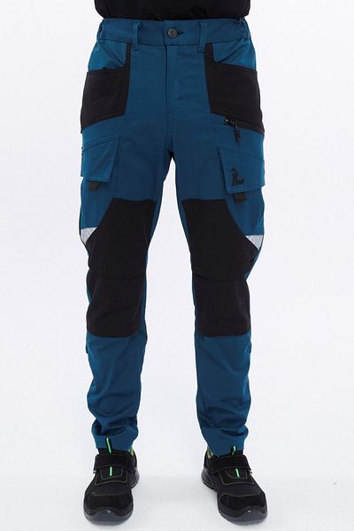Uniprom Indigo Madrid Model 10 - Work Pants with Pockets and Lycra Knee Support
