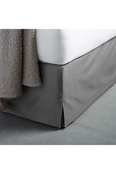 METİNEV Anthracite Colored Base Skirt with Side and Edge Slits
