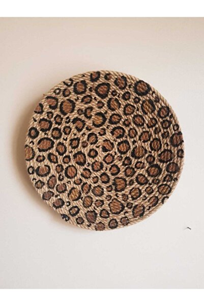 Joly El Yapımı Afrikan Tabak Etnik Hasır Tabak Seti Bohem Duvar Dekoru Afrika Tabak