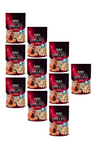 Reflex Semi Moist Kuzulu Ve Pirinçli Yumuşak Çiğnemelik Köpek Ödülü 150 gr  10 Adet