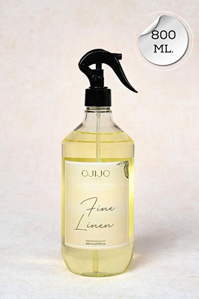 OJIJO LONDON Oda Kokusu 800 ml Fine Linen Perde Kumaş Ve Oda Spreyi