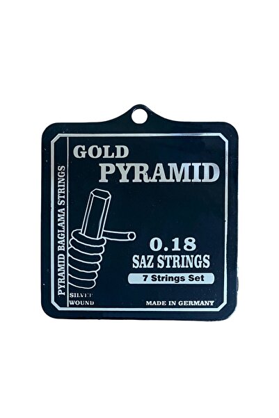 Pyramid Strings Pyramid Gold Saz Teli 0.18. Kısa Sap Bağlama Teli
