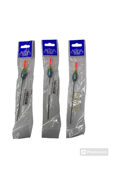 Albastar Alba Star 1.3 Grams Plastic Float - Set of 3