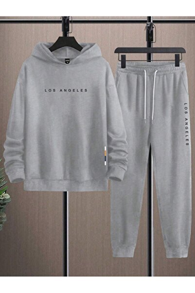 ZEMLİYA Σετ φόρμας και φούτερ με κουκούλα Unisex Oversize