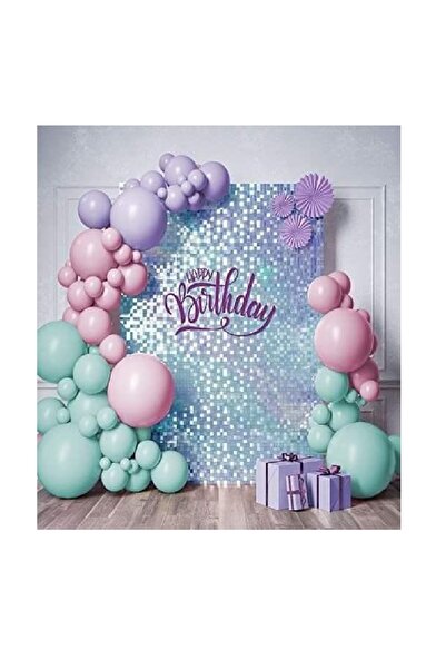 Aksesuar LAVANTA LİLA SU YEŞİLİ BALON SETİ ELİSA SET