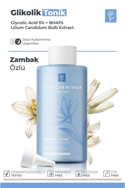Rue Cremieux Gözenek Sıkılaştırıcı Ve Arındırıcı Zambak Özlü Tonik 200ml Glyc...