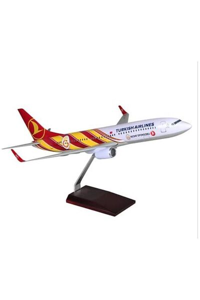 Beforeflightshop Boeing 737 -800 Sarı Kırmızı Taraftar Maket Uçak
