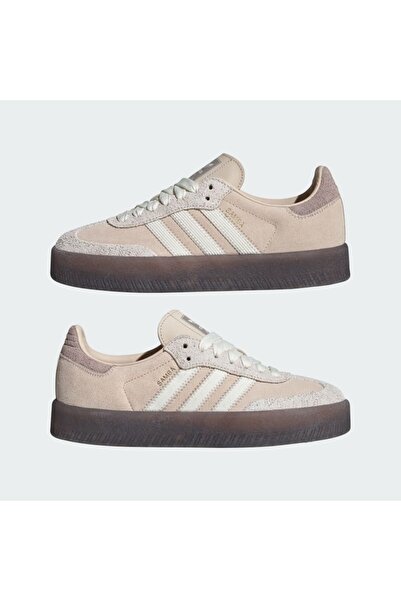 adidas Sambae W JI3882 موديل حذاء كاجوال نسائي - كريمي