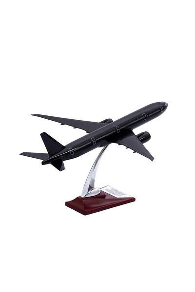 Beforeflightshop Maket Uçak - Boeing 777-300 1/200 - SİYAH ÖZEL TASARIM Model...