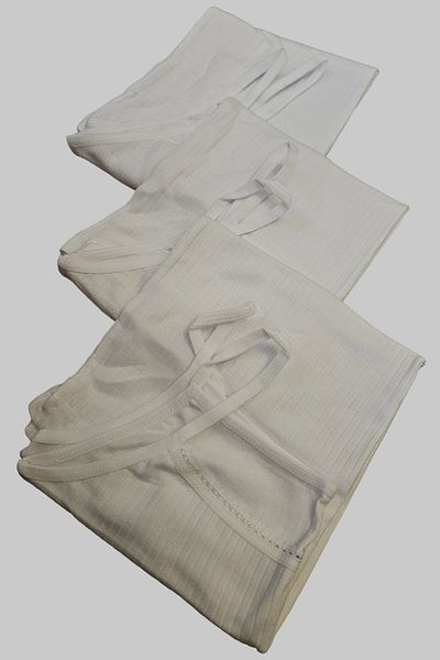 peki baby&kids Tricou din bumbac cu nervuri pentru fete - curea de frânghie, set de 3, cadou 15821