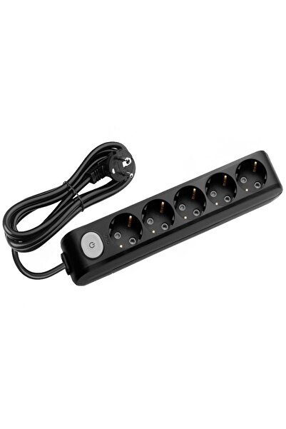 VİKO Multi-let Beşli Priz ( 5 Li ) Anahtarlı Topraklı Çocuk Korumalı Kablolu ...