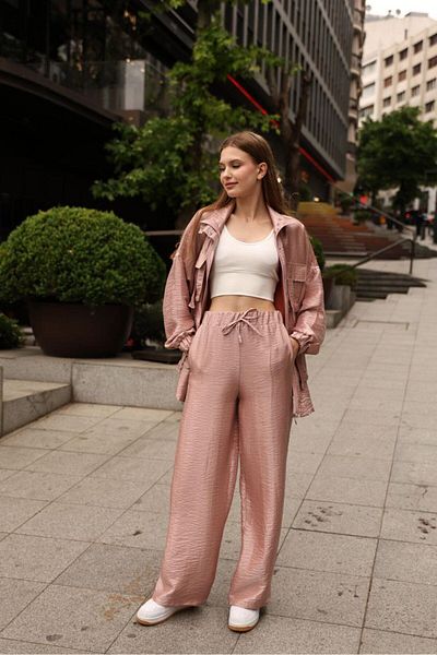 Shazel Satin Set with Cargo Pocket