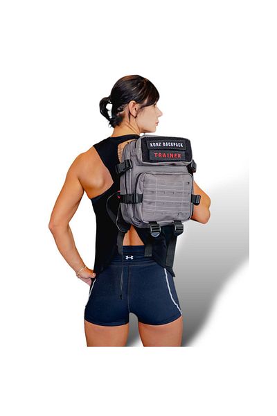 KDNZ EVO 2.0 MINI 9LT ANTHRACITE BACKPACK WITH 1 PATCH GIFT