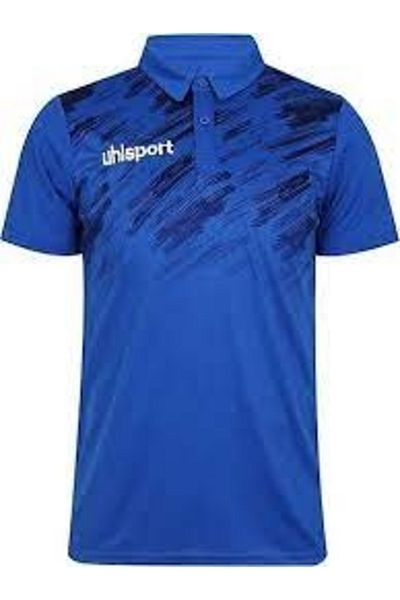 UHLSPORT Brush Blue Men's Polo Neck T-shirt