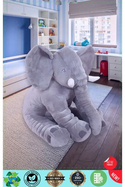 OMZ Pelus Oyuncak Kiz Erkek Cocuk Oyuncak Ayı Yumuşak Sevimli Fil Uyku Arkadaşım