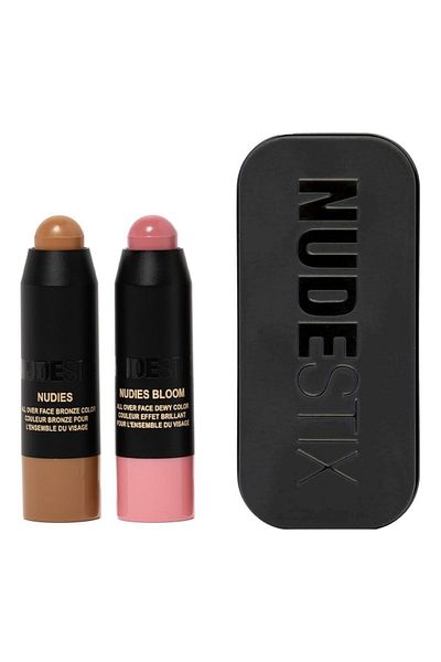 NUDESTIX Pink Blush & Nude Bronze Mini Cream Stick Duo Pinkestcos