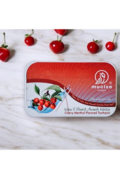 mucize Kiraz Mentol Aromalı Kürdan Metal Kutu