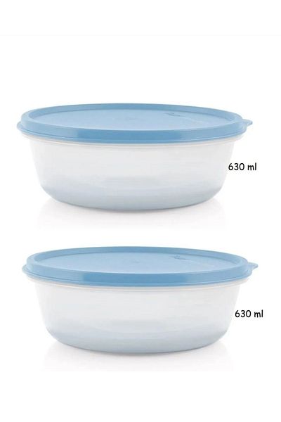 Tupperware 630 Millim Double Storage Container
