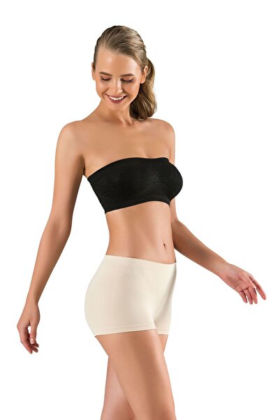 MODANTY Γυναικείο δέρμα κοντό σορτς Boxer Seamless Seamless Knitted Shaper Άνετη υφή