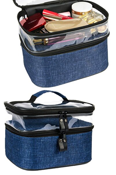 joseki Makyaj Çantası Profesyonel Kadın Mini Makyaj Valizi Seyehat Seti Günlük Kişisel Cilt Bakım Bavulu