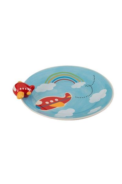 Paşabahçe 4 Piece Airplane Ceramic Food Set