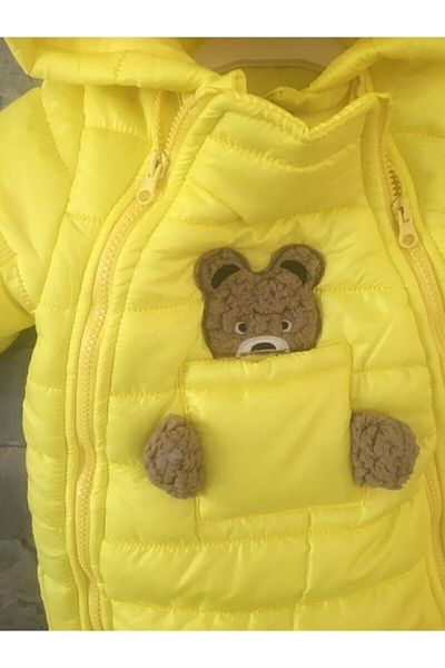 ModaCity Hooded Cosmonaut Astronaut Jumpsuit with Cute Bear Figure Pocket